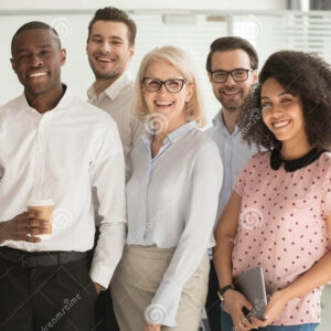 Picture of work colleagues.