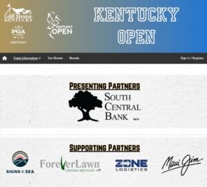 pgasitetease KY PGA Website screenshote